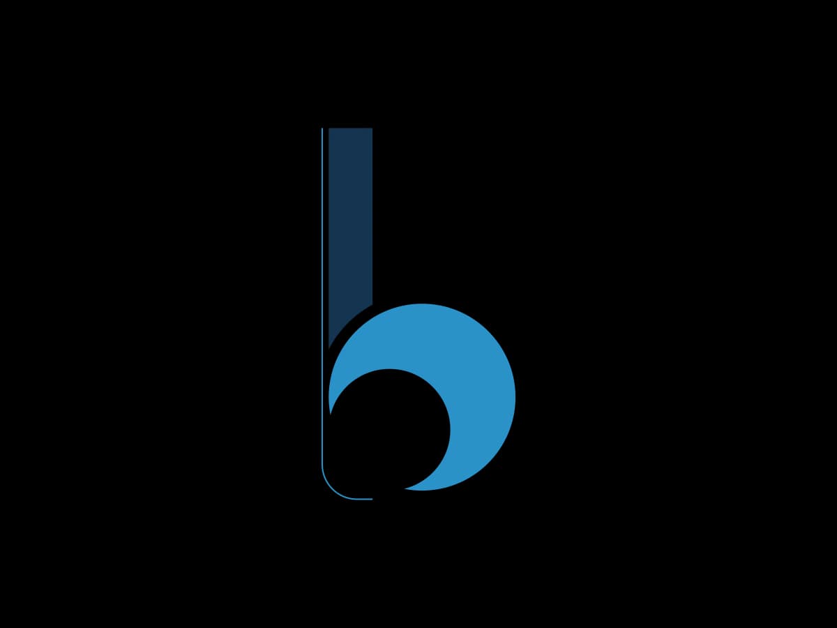 Letter b mark