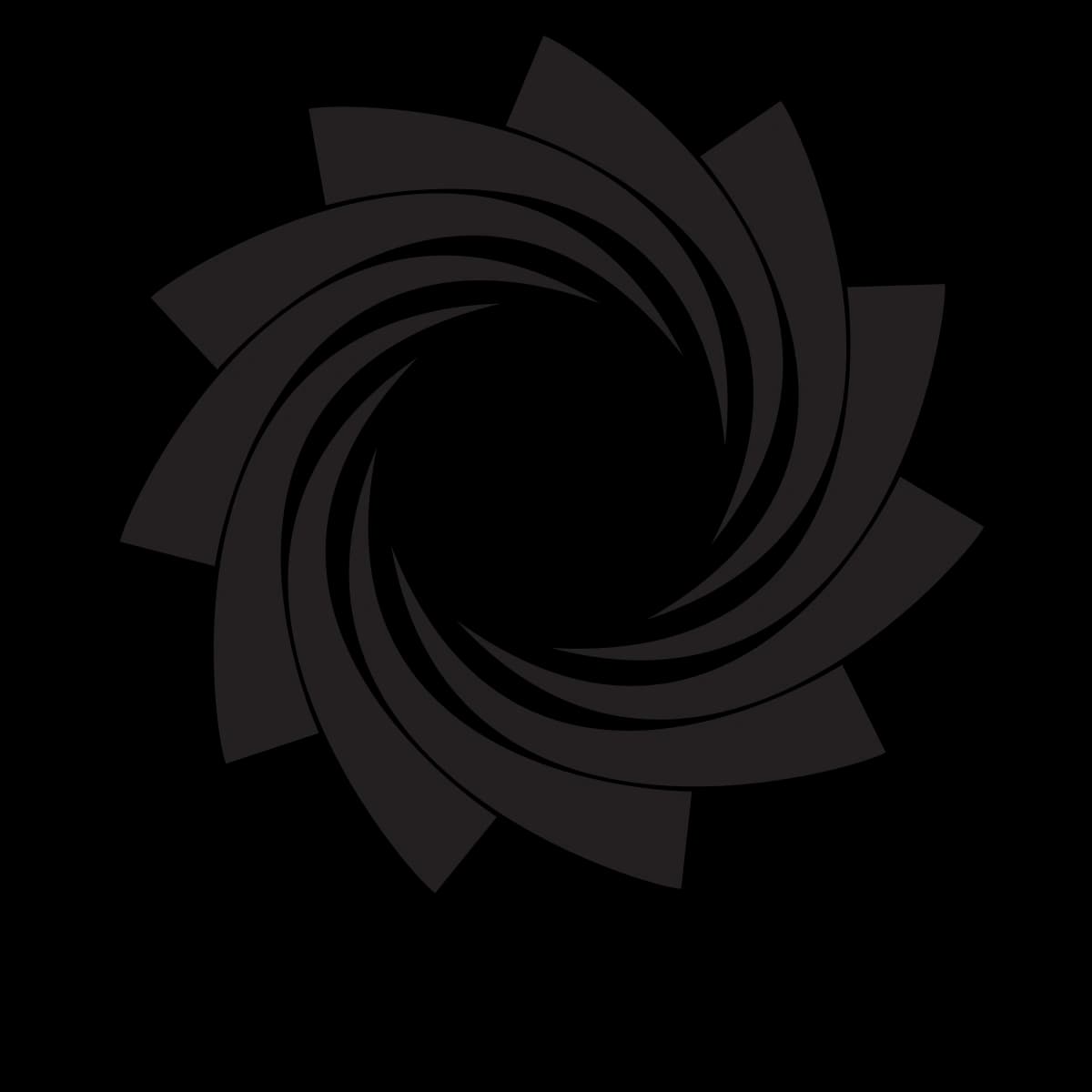 Spiral flower mark