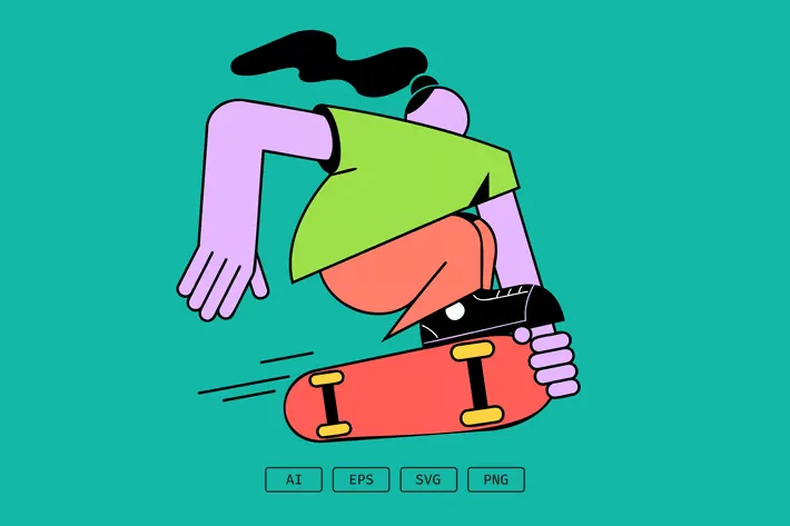 Skater character