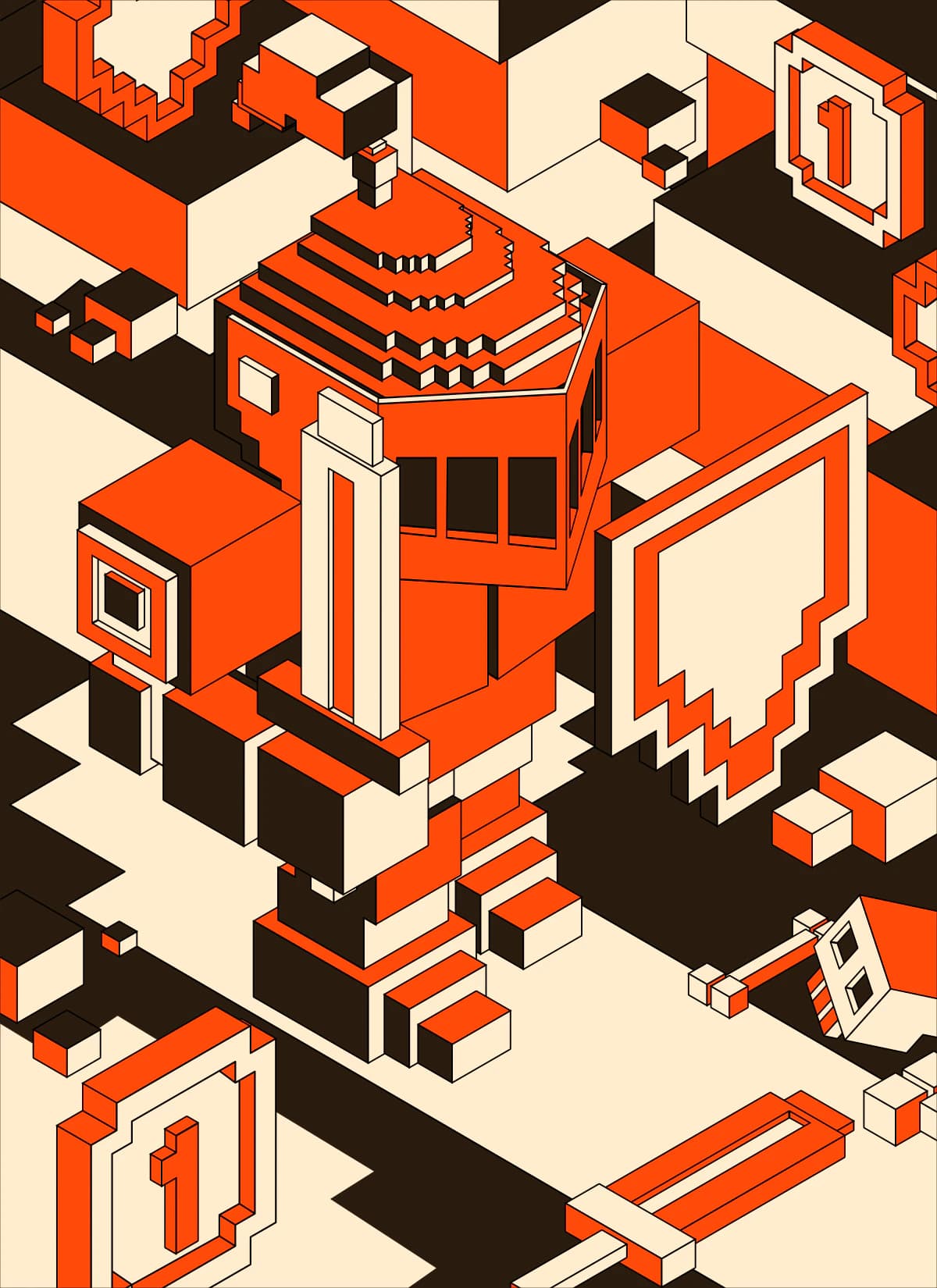 Isometric knight