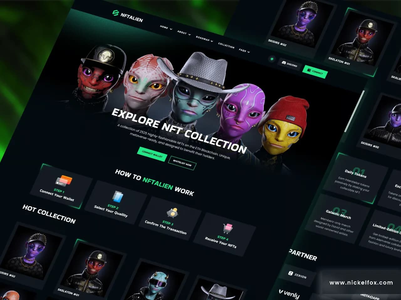 NFT collection website